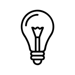 Icon of a Light Bulb