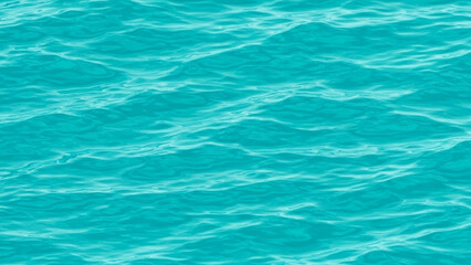 Fototapeta premium Aqua Texture: An abstract image revealing the serene beauty of aqua water surface, its gentle ripples forming a mesmerizing pattern with the light, evoking feelings of calm and tranquility.