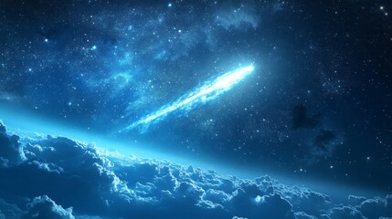 Fototapeta premium Beautiful Comet