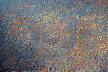 Rusted corroded metal texture background, high-res image of oxidized steel