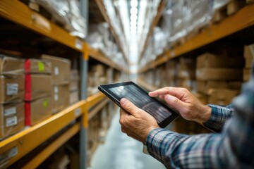 Tablet with RFID tracking in inventory zone