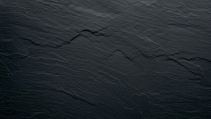 Slate Stone Texture: A close-up shot of a textured dark grey slate stone, revealing its unique and elegant, the subtle variations and natural characteristics that make each piece of stone unique