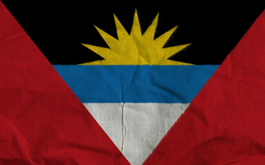 Antigua and Barbuda National Flag with Vibrant Colors and Symbolic Design