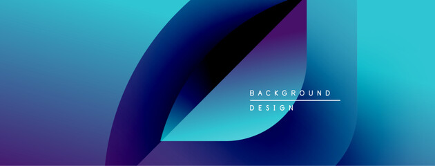 Abstract fluid shapes, vibrant blue purple gradient. Modern design element for backgrounds, presentations. Minimalist aesthetic.