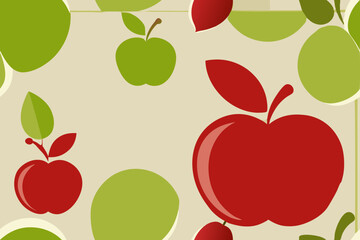 apple seamless pattern