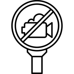 No Unauthorized Photography Icon