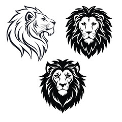Lion Head Vector