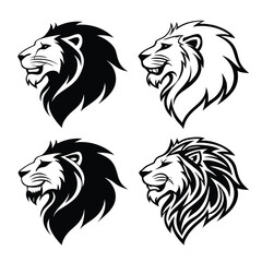 Lion Head Vector