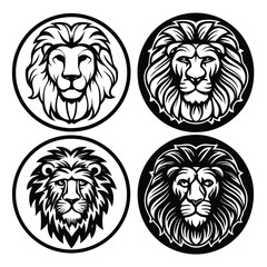 Lion Head Vector