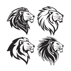 Lion Head Vector