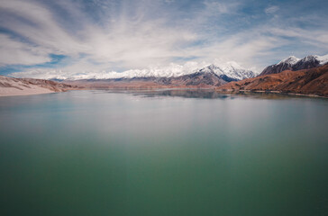 The most beautiful place in Xinjiang, China, Baisha Lake in Kashgar