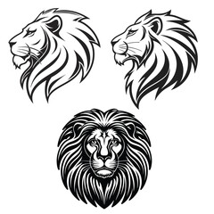 Lion Head Vector