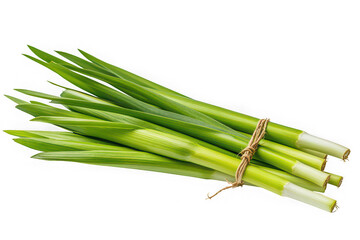 Fototapeta premium Lemongrass Vegetable Isolated on White Background