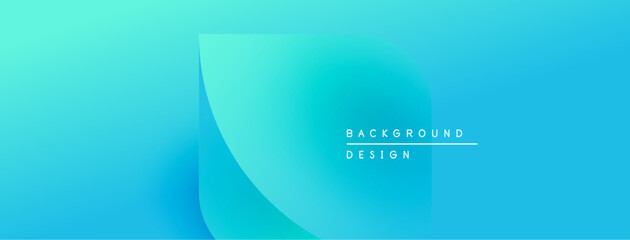 Abstract gradient background. Blue hues blend smoothly, creating soft visual effect. Minimalist design with text element.