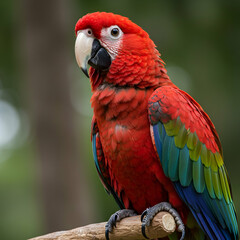 Fototapeta premium Scarlet Macaw Stunning Bird Photos