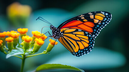 Fototapeta premium Beautiful in nature on flower.