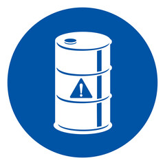 Chemical Storage Area Symbol Sign, Vector Illustration, Isolate On White Background Label.EPS10