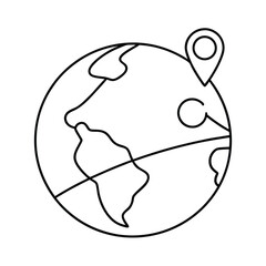 earth globe icon