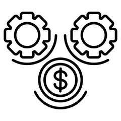 Operating Expenses Icon Outline