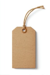 Simple, kraft paper tag with twine