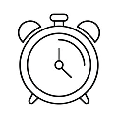 alarm clock vector art icons