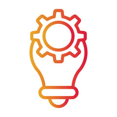 Inspiration Color gradient illustration vector icon which can easily modify or edit 
