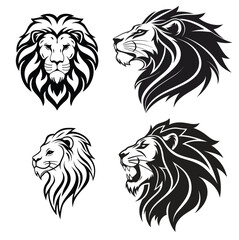Lion Head Vector