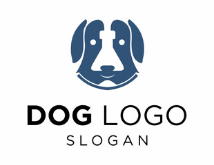 Logo about Dog on a white background. created using the CorelDraw application.