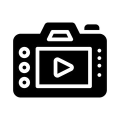 camera glyph icon