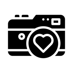 camera glyph icon
