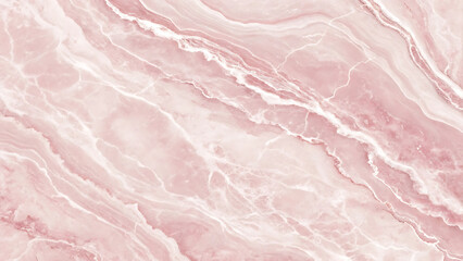 Detailed Close-Up of Light Pink Marble with White Veins and Varied Textures