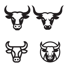 Steer / Bull Logomark Logo Icon