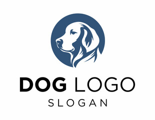 Logo about Dog on a white background. created using the CorelDraw application.