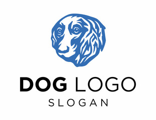 Logo about Dog on a white background. created using the CorelDraw application.