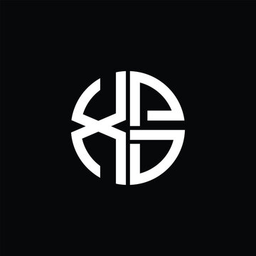 XPD logo XPD icon XPD monogram XPD letter minimalist Circle flat Unique modern abstract logo design.