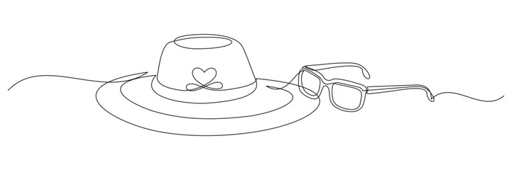 summer line art style illustration 2