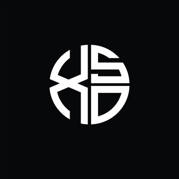 XSO logo XSO icon XSO monogram XSO letter minimalist Circle flat Unique modern abstract logo design.