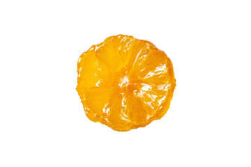 Isolated Sliced Orange