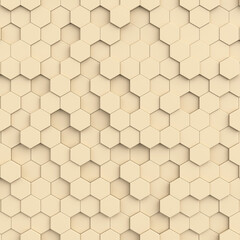 Naklejka premium Hexagon background. Modern Background. 3D illustration.