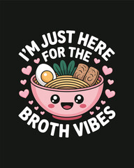 Ramen Vector T-Shirt Design Art & Illustration, Hoodie, Bag, Sticker and more use