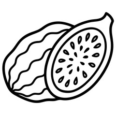 dried-fruit--icon-line-art-vector--