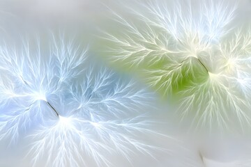 Abstract soft colors blending, tranquil blue and green hues creating a serene background, ideal for mindfulness or calming themes.