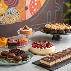 chocolate cake with nuts