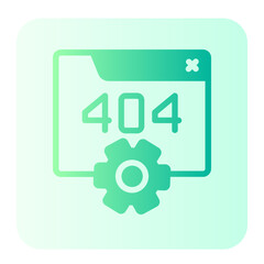 error gradient icon