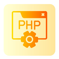 php gradient icon