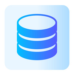 database gradient icon