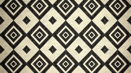 Stylish, repeating diamond pattern on a textured background.