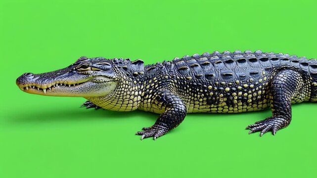 Young alligator studio shot