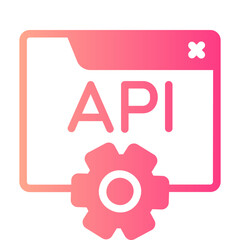 api gradient icon
