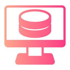 database gradient icon